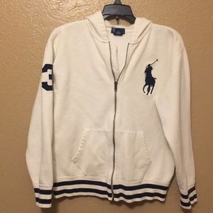 Polo hoodie sweater